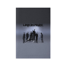 Обложка для паспорта матовая кожа с принтом Группа Linkin Park в Петрозаводске, натуральная матовая кожа | размер 19,3 х 13,7 см; прозрачные пластиковые крепления | bennington | chester | linkin park | альтернативный | беннингтон | группа | ленкин | линкин | майк | метал | музыкант | ню | нюметал | парк | певец | рок | рэп | честер | электроник