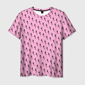 Мужская футболка 3D с принтом LiL PEEP Pattern в Петрозаводске, 100% полиэфир | прямой крой, круглый вырез горловины, длина до линии бедер | Тематика изображения на принте: lil peep. cry baby | лил пип