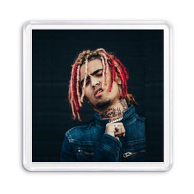 Магнит 55*55 с принтом Lil Pump в Петрозаводске, Пластик | Размер: 65*65 мм; Размер печати: 55*55 мм | Тематика изображения на принте: esketit | esskeetit | gang | lil | pump | rap | качер | лил | маленький | насос | памп | репер | рэпер | рэппер | с дредами | эшкере | эшкерее | эшкереее | эшкерееее | эщкере | эщкерее | эщкереее | эщкерееее