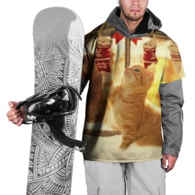 Накидка на куртку 3D с принтом Сюрпризы от Деда Мороза в Петрозаводске, 100% полиэстер |  | Тематика изображения на принте: елка | зима | кот | котейка | кошка | мороз | новый год | снег | снежинки