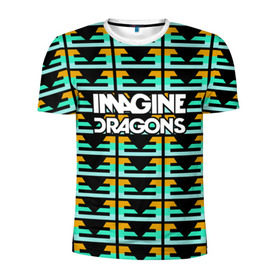 Мужская футболка 3D спортивная с принтом Imagine Dragons в Петрозаводске, 100% полиэстер с улучшенными характеристиками | приталенный силуэт, круглая горловина, широкие плечи, сужается к линии бедра | альтернативный | американская | группа | драгонс | имеджин | инди | индирок | поп | рок | электроник