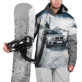 Накидка на куртку 3D с принтом BMW X5 в Петрозаводске, 100% полиэстер |  | Тематика изображения на принте: auto | race | авто | автомобиль | бмв | бумер | бэха | гонки | марка | машина