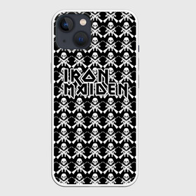Чехол для iPhone 13 с принтом Iron Maiden в Петрозаводске,  |  | iron maiden | адриан смит | айрон мейден | гроза | группа | дэйв мюррей | железная дева | ирон майден | метал | мрачный | музыка | песни | рок | стив харрис | тяжелый | флаг | хеви | хевиметал