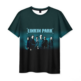 Мужская футболка 3D с принтом Linkin Park в Петрозаводске, 100% полиэфир | прямой крой, круглый вырез горловины, длина до линии бедер | Тематика изображения на принте: bennington | chester | linkin park | альтернативный | беннингтон | группа | ленкин | линкин | майк | метал | музыкант | ню | нюметал | парк | певец | рок | рэп | честер | электроник