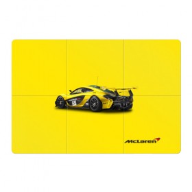 Магнитный плакат 3Х2 с принтом McLaren в Петрозаводске, Полимерный материал с магнитным слоем | 6 деталей размером 9*9 см | Тематика изображения на принте: car | mclaren | race | авто | автомобиль | гонки | макларен | марка | машина