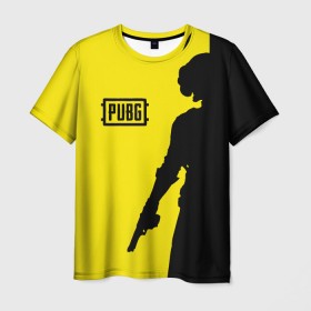 Мужская футболка 3D с принтом PUBG в Петрозаводске, 100% полиэфир | прямой крой, круглый вырез горловины, длина до линии бедер | playerunknowns battlegrounds | pubg