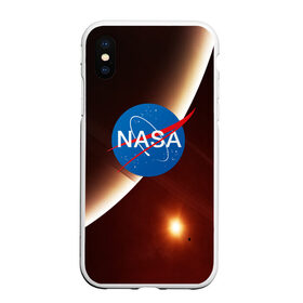 Чехол для iPhone XS Max матовый с принтом NASA SPACE в Петрозаводске, Силикон | Область печати: задняя сторона чехла, без боковых панелей | galaxy | nasa | space | астрономия | известные | космос | наса | планеты | сатурн