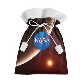 Подарочный 3D мешок с принтом NASA SPACE в Петрозаводске, 100% полиэстер | Размер: 29*39 см | galaxy | nasa | space | астрономия | известные | космос | наса | планеты | сатурн