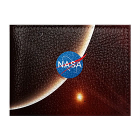 Обложка для студенческого билета с принтом NASA SPACE в Петрозаводске, натуральная кожа | Размер: 11*8 см; Печать на всей внешней стороне | galaxy | nasa | space | астрономия | известные | космос | наса | планеты | сатурн