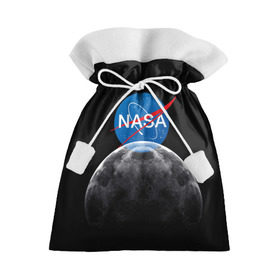 Подарочный 3D мешок с принтом NASA MOON в Петрозаводске, 100% полиэстер | Размер: 29*39 см | galaxy | moon | nasa | space | астрономия | известные | космос | луна | наса | планет