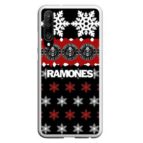 Чехол для Honor P30 с принтом Праздничный Ramones в Петрозаводске, Силикон | Область печати: задняя сторона чехла, без боковых панелей | Тематика изображения на принте: ramones | группа | джонни | джоуи | ди ди томми | знак | красный | марк | надпись | новогодний | новый год | панк | поп | праздник | раманес | раманэс | рамон | рамонес | рамонэс | рамоун | рамоунз | рамоунс