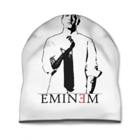 Шапка 3D с принтом Eminem в Петрозаводске, 100% полиэстер | универсальный размер, печать по всей поверхности изделия | actor | american rapper | composer | eminem | music | rap | record producer | актёр | американский | композитор | музыка | музыкальный продюсер | рэп | рэпер