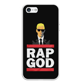 Чехол для iPhone 5/5S матовый с принтом Rap God Eminem в Петрозаводске, Силикон | Область печати: задняя сторона чехла, без боковых панелей | Тематика изображения на принте: actor | american rapper | composer | eminem | music | rap | rap god | record producer |   | актёр | американский | композитор | музыка | музыкальный продюсер | рэп | рэпер