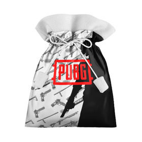 Подарочный 3D мешок с принтом PUBG WEAPONS в Петрозаводске, 100% полиэстер | Размер: 29*39 см | playerunknowns battlegrounds | pubg
