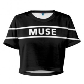 Женская футболка 3D укороченная с принтом Muse в Петрозаводске, 100% полиэстер | круглая горловина, длина футболки до линии талии, рукава с отворотами | muse | альтернативный | группа | доминик ховард | крис уолстенхолм | мосе | моус | моусе | муз | муза | музе | музыка | мусе | мэттью беллами | прогрессивный | рок | симфонический | спейс | спейсрок
