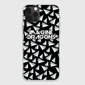 Чехол для iPhone 12 Pro Max с принтом IMAGINE DRAGONS в Петрозаводске, Силикон |  | imagine dragons | бумажный самолетик | драгонс | самолетик