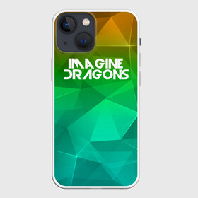 Чехол для iPhone 13 mini с принтом IMAGINE DRAGONS в Петрозаводске,  |  | геометрия | градиент | драгонс | треугольники