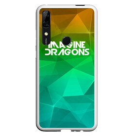 Чехол для Honor P Smart Z с принтом IMAGINE DRAGONS в Петрозаводске, Силикон | Область печати: задняя сторона чехла, без боковых панелей | геометрия | градиент | драгонс | треугольники