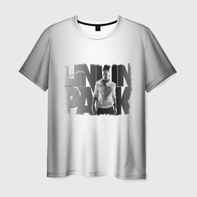 Мужская футболка 3D с принтом Linkin Park в Петрозаводске, 100% полиэфир | прямой крой, круглый вырез горловины, длина до линии бедер | bennington | chester | linkin park | альтернативный | беннингтон | группа | ленкин | линкин | майк | метал | музыкант | ню | нюметал | парк | певец | рок | рэп | честер | электроник