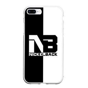 Чехол для iPhone 7Plus/8 Plus матовый с принтом Nickelback в Петрозаводске, Силикон | Область печати: задняя сторона чехла, без боковых панелей | Тематика изображения на принте: nickelback | никелбек | никл бек