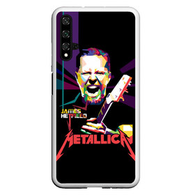 Чехол для Honor 20 с принтом Metallica James Alan Hatfield в Петрозаводске, Силикон | Область печати: задняя сторона чехла, без боковых панелей | alan | american | band | hard | hatfield | james | metal | metallica | rock | thrash | алан | американская | джеймс | метал группа | трэш метал | хард рок | хэтфилд