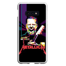 Чехол для Samsung S10E с принтом Metallica James Alan Hatfield в Петрозаводске, Силикон | Область печати: задняя сторона чехла, без боковых панелей | alan | american | band | hard | hatfield | james | metal | metallica | rock | thrash | алан | американская | джеймс | метал группа | трэш метал | хард рок | хэтфилд