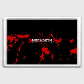 Магнит 45*70 с принтом Megadeth в Петрозаводске, Пластик | Размер: 78*52 мм; Размер печати: 70*45 | megadet | megadeth | группа | дирк вербурен | дэвид эллефсон | дэйв мастейн | кико лоурейро | мегадет | мегадетх | метал | рок | трэш | трэшметал | тяжелый | хард | хардрок | хеви | хевиметал