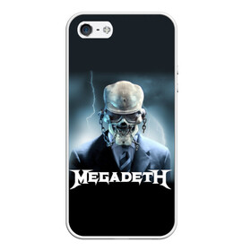 Чехол для iPhone 5/5S матовый с принтом Megadeth в Петрозаводске, Силикон | Область печати: задняя сторона чехла, без боковых панелей | megadeth |   megadet | группа | дирк вербурен | дэвид эллефсон | дэйв мастейн | кико лоурейро | мегадет | мегадетх | метал | рок | трэш | трэшметал | тяжелый | хард | хардрок | хеви | хевиметал