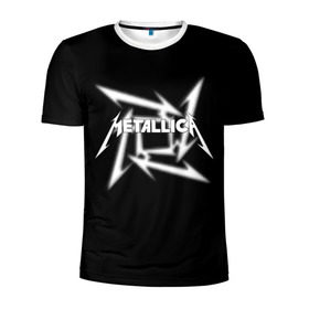 Мужская футболка 3D спортивная с принтом Metallica в Петрозаводске, 100% полиэстер с улучшенными характеристиками | приталенный силуэт, круглая горловина, широкие плечи, сужается к линии бедра | american | band | cliff burton | dave mustaine | hard | james hatfield | jason newsted | kirk hammett | lars ulrich | metal | metallica | robert trujillo | rock | ron mcgowney | thrash | американская | джеймс хэтфилд | ларс ул | метал группа | трэш метал 