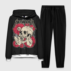 Мужской костюм 3D (с толстовкой) с принтом Metallica в Петрозаводске,  |  | Тематика изображения на принте: american | band | cliff burton | dave mustaine | hard | james hatfield | jason newsted | kirk hammett | lars ulrich | metal | metallica | robert trujillo | rock | ron mcgowney | thrash | американская | джеймс хэтфилд | ларс ул | метал группа | трэш метал 