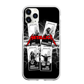 Чехол для iPhone 11 Pro матовый с принтом Metallica в Петрозаводске, Силикон |  | cliff burton | dave mustaine | james hatfield | jason newsted | kirk hammett | lars ulrich | metallica | robert trujillo | rock | ron mcgowney | thrash | дж | джеймс хэтфилд | кирк хэмметт | клифф бёртон | ларс ульрих | метал группа | роберт трухильо | тр