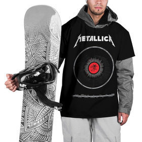 Накидка на куртку 3D с принтом Metallica в Петрозаводске, 100% полиэстер |  | 