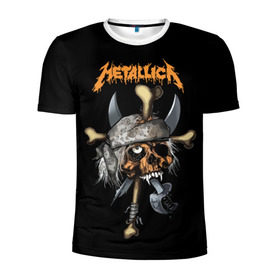 Мужская футболка 3D спортивная с принтом Metallica в Петрозаводске, 100% полиэстер с улучшенными характеристиками | приталенный силуэт, круглая горловина, широкие плечи, сужается к линии бедра | american | band | cliff burton | dave mustaine | hard | james hatfield | jason newsted | kirk hammett | lars ulrich | metal | metallica | robert trujillo | rock | ron mcgowney | thrash | американская | джеймс хэтфилд | ларс ул | метал группа | трэш метал 