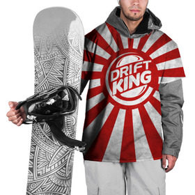 Накидка на куртку 3D с принтом Drift King в Петрозаводске, 100% полиэстер |  | Тематика изображения на принте: car | drift | japan | jdm | race | street | авто | автомобиль | гонки | дрифт | король | машина | флаг | япония
