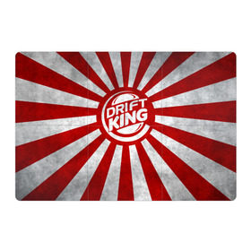 Магнитный плакат 3Х2 с принтом Drift King в Петрозаводске, Полимерный материал с магнитным слоем | 6 деталей размером 9*9 см | Тематика изображения на принте: car | drift | japan | jdm | race | street | авто | автомобиль | гонки | дрифт | король | машина | флаг | япония