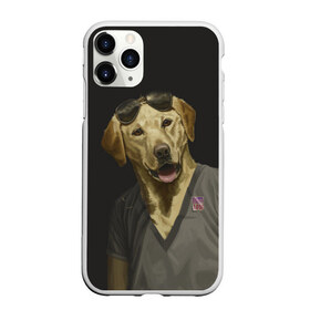 Чехол для iPhone 11 Pro матовый с принтом Mr Peanutbutter в Петрозаводске, Силикон |  | bojack horseman | mr peanutbutter | конь боджек | лошадь боджек | мистер подхвост