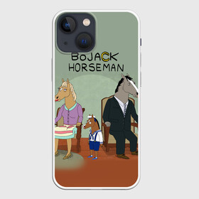 Чехол для iPhone 13 mini с принтом BoJack в Петрозаводске,  |  | bojack horseman | конь боджек | лошадь боджек