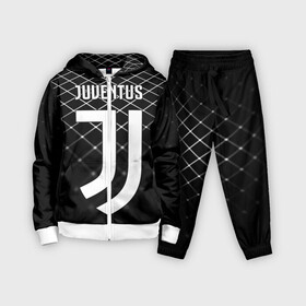 Детский костюм 3D с принтом JUVENTUS STRIPES STYLE в Петрозаводске,  |  | fc | juventus | спорт | спортивные | фк | футбол | ювентус