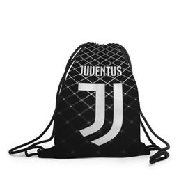 Рюкзак-мешок 3D с принтом Juventus 2018 Line в Петрозаводске, 100% полиэстер | плотность ткани — 200 г/м2, размер — 35 х 45 см; лямки — толстые шнурки, застежка на шнуровке, без карманов и подкладки | fc | juventus | спорт | спортивные | фк | футбол | ювентус
