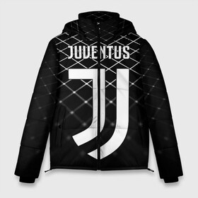 Мужская зимняя куртка 3D с принтом JUVENTUS STRIPES STYLE в Петрозаводске, верх — 100% полиэстер; подкладка — 100% полиэстер; утеплитель — 100% полиэстер | длина ниже бедра, свободный силуэт Оверсайз. Есть воротник-стойка, отстегивающийся капюшон и ветрозащитная планка. 

Боковые карманы с листочкой на кнопках и внутренний карман на молнии. | fc | juventus | спорт | спортивные | фк | футбол | ювентус