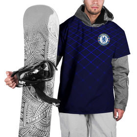 Накидка на куртку 3D с принтом Chelsea 2018 Uniform в Петрозаводске, 100% полиэстер |  | Тематика изображения на принте: chelsea | fc | спорт | спортивные | фк | футбол | челси