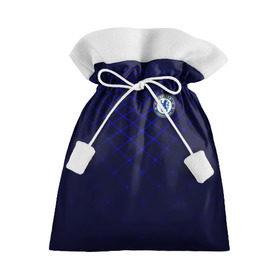 Подарочный 3D мешок с принтом Chelsea 2018 Uniform в Петрозаводске, 100% полиэстер | Размер: 29*39 см | Тематика изображения на принте: chelsea | fc | спорт | спортивные | фк | футбол | челси
