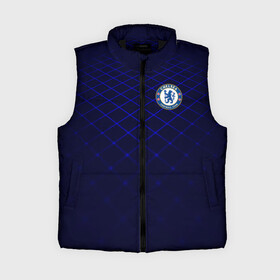 Женский жилет утепленный 3D с принтом Chelsea 2018 Uniform в Петрозаводске,  |  | chelsea | fc | спорт | спортивные | фк | футбол | челси