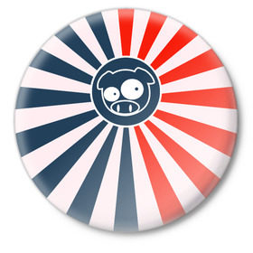 Значок с принтом JDM Style в Петрозаводске,  металл | круглая форма, металлическая застежка в виде булавки | car | domo | drift | japan | jdm | kun | pig | race | stiker | street | subaru | авто | автомобиль | гонки | дрифт | король | машина | свинья | стикер | субару | флаг | хрюша | япония