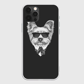 Чехол для iPhone 12 Pro Max с принтом Йоркширский терьер_13 в Петрозаводске, Силикон |  | домашние животные | пес | собака | терьер