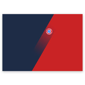 Поздравительная открытка с принтом FC Bayern 2018 Элитная в Петрозаводске, 100% бумага | плотность бумаги 280 г/м2, матовая, на обратной стороне линовка и место для марки
 | bayern | fly fc | бавария | спорт | футбольный клуб