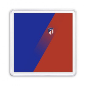 Магнит 55*55 с принтом Atletico Madrid 2018 Элитная в Петрозаводске, Пластик | Размер: 65*65 мм; Размер печати: 55*55 мм | Тематика изображения на принте: атлетико мадрид | эмблема