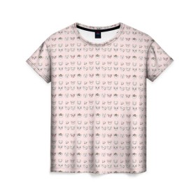 Женская футболка 3D с принтом Смешные чихуахуа в Петрозаводске, 100% полиэфир ( синтетическое хлопкоподобное полотно) | прямой крой, круглый вырез горловины, длина до линии бедер | Тематика изображения на принте: домашние животные | пес | собака