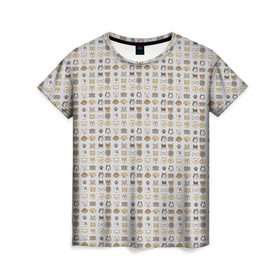 Женская футболка 3D с принтом Веселые Чихуахуа в Петрозаводске, 100% полиэфир ( синтетическое хлопкоподобное полотно) | прямой крой, круглый вырез горловины, длина до линии бедер | домашние животные | пес | собака