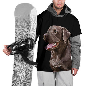 Накидка на куртку 3D с принтом Лабрадор_арт_2 в Петрозаводске, 100% полиэстер |  | домашние животные | лабрадор | пес | песик | ретривер | собака | собачка